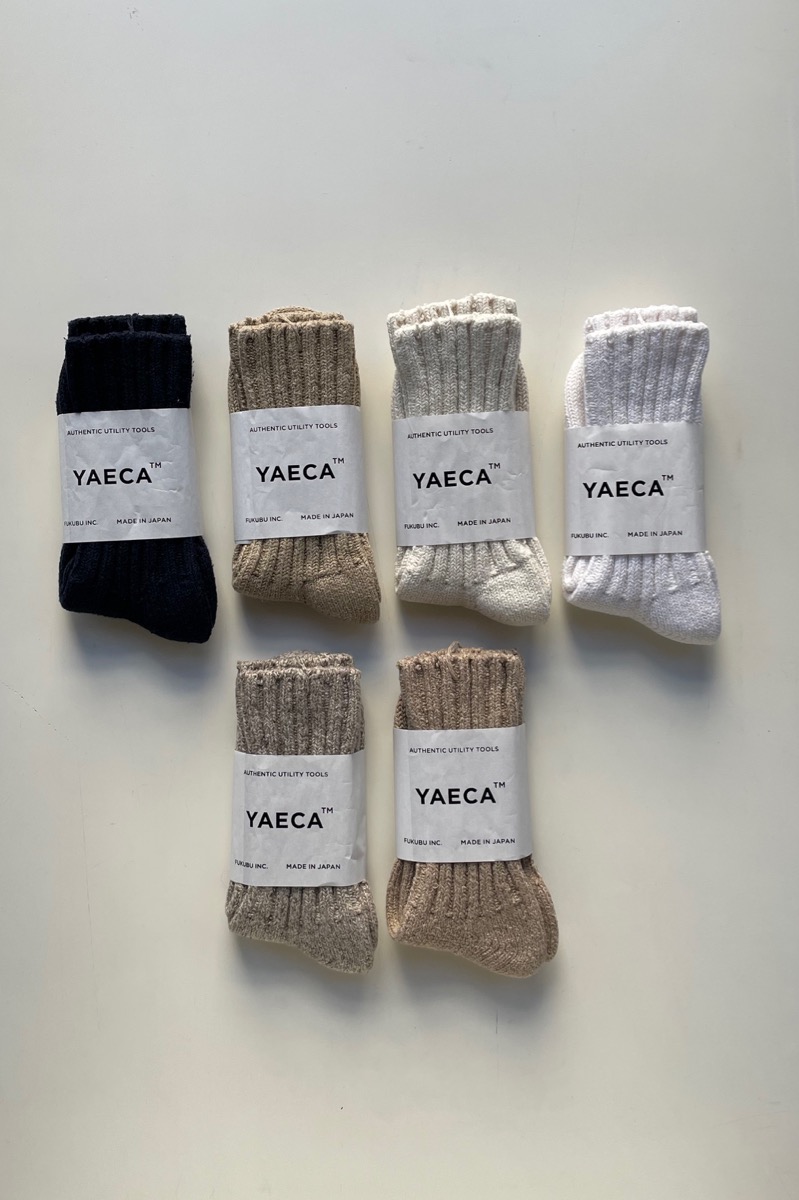 YAECA cotton silk ソックス(ユニセックス) – SUSCON