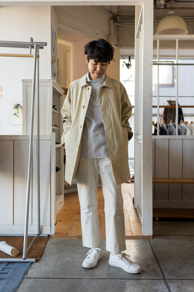 YAECA(ヤエカ) Soutien Collar Coat Short サイズ[JPN：M]ステンカラー